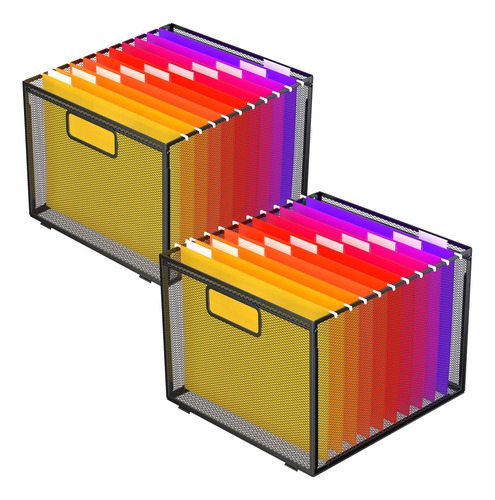Daltack Organizador De Carpetas De Archivos Colgantes, Caja