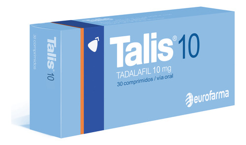 Talis10® Eurofarma 10 Mg X 30 Comprimidos | Tadalafilo