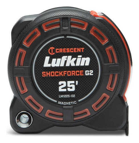 Crescent Lufkin Shockforce G2 25-ft Magnetic Medida De La Ci
