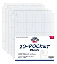 Comprar Páginas Para Monedas De 50 Quilates Y 20 Bolsillos, Páginas