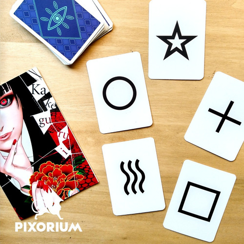 Juego De Cartas | Esp Game (cartas Zener) | Kakegurui