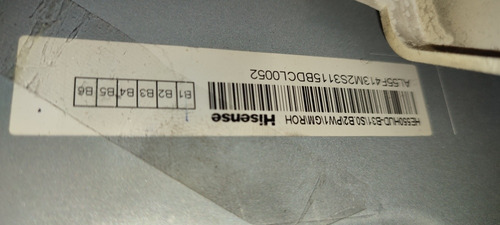 Pantalla Display Tv Noblex 55lduhdti He550hud-b31 (Usado)
