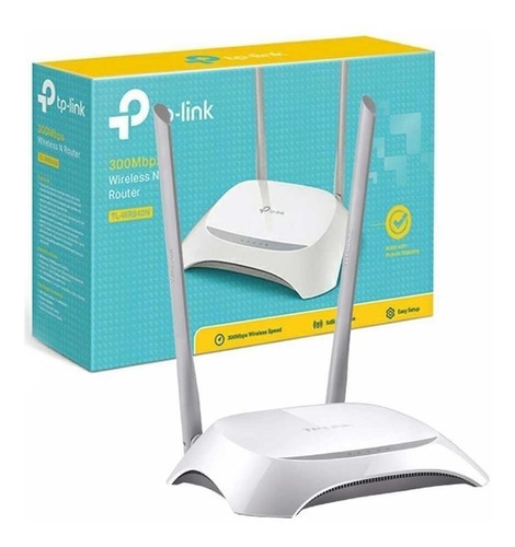 Router Inalámbrico 2 Antenas Tp-link Tl-wr840n 300mbps Wifi