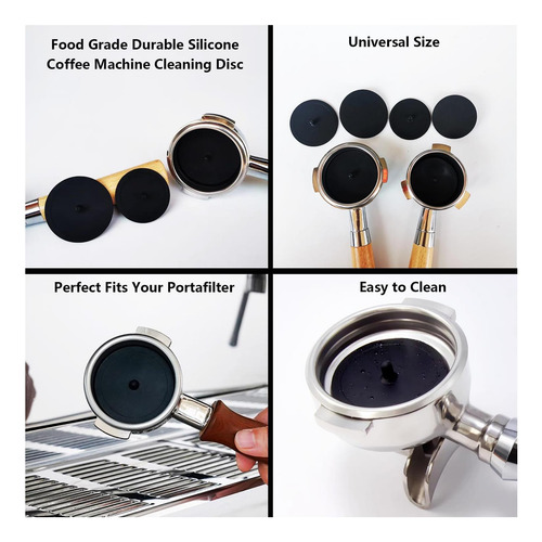 Kit De Cepillo De Limpieza De Máquinas De Café Espresso Con