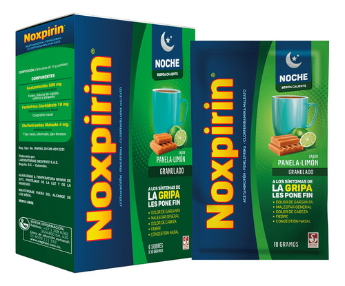 Noxpirin Noche Granulado X 6und