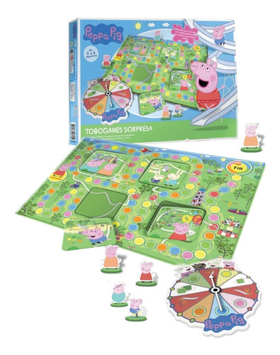 Juego De Mesa Peppa Pig Aprender Colores Mi Primer Juego