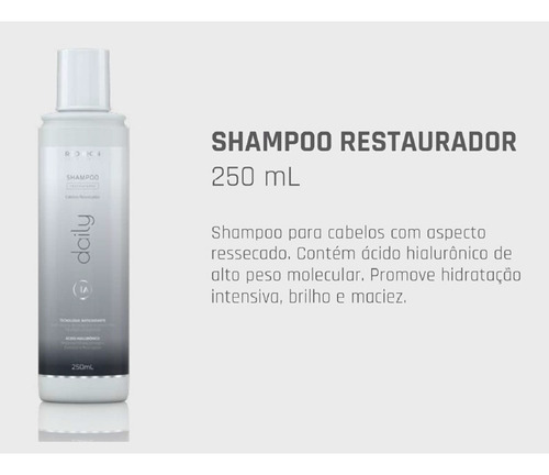 Red Iron Daily Shampoo Restaurador Cabelos Ressecados 250ml