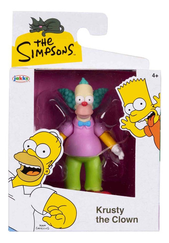 Boneco Articulado Krusty De 7cm - Os Simpsons