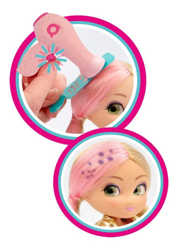 Muñeca Unique Eyes Set Wow Hair - Amy
