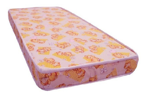 Colchon Cuna De Bebe 60 X 135 X 10 Tela O Impermeable  Mixto