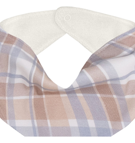 Babador Bandana Algodão Egípcio Atoalhado Mini&co Toy Xadrez