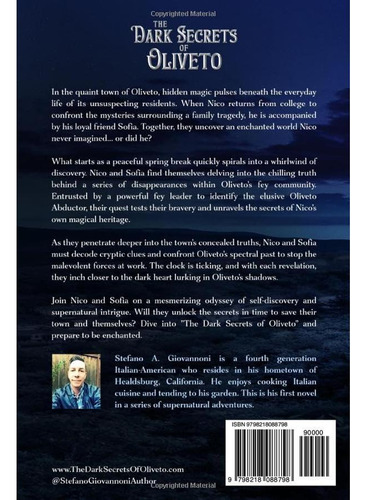 Libro The Dark Secrets Of Oliveto (from The Oliveto