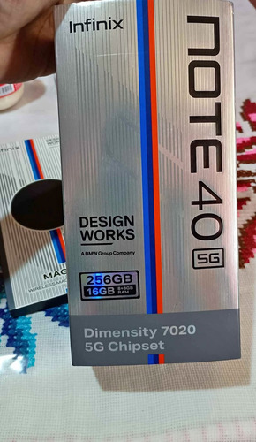 Infinix Note 40 5g Versión Bmw 8/256 (Usado)