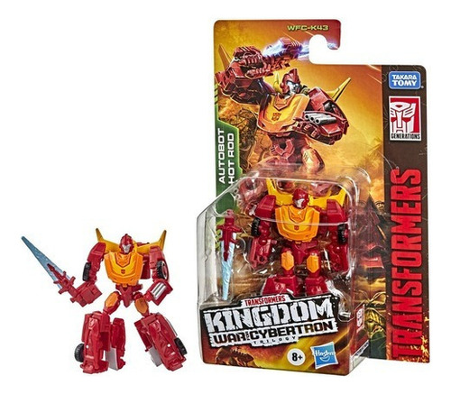 Transformers Cybertron Kingdom Figura Autobot Hot Rod Núcleo