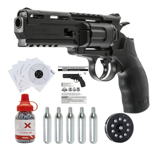 Pistola Brodax Revolver Co2 Umarex Bbs 4.5mm .177 Xtr P