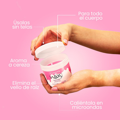 Passini Waxy Cera Dura Depilatoria Microondas 100g