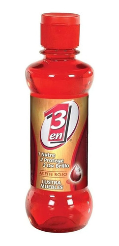 Limpiador Aceite Rojo 3 En 1 Nutre Protege Da Brillo 240 Ml