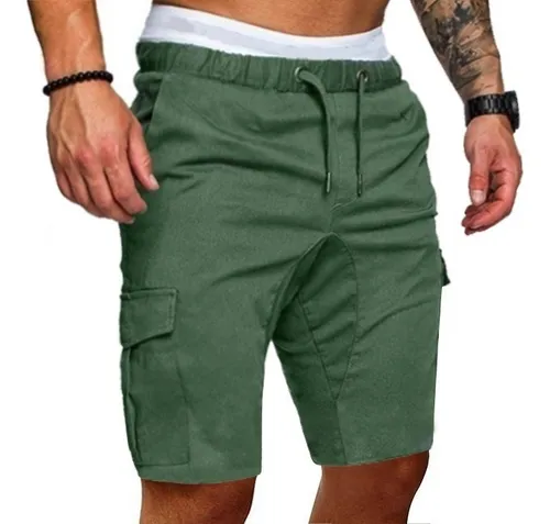 manual delicadeza diferente a Bermudas Hombre Casual Short Suelto Cómodo Bolsillos De Moda | MercadoLibre