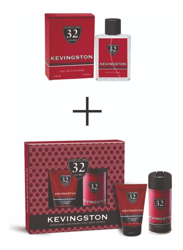 Pack Perfume Kevingston 32 X100 Ml + Deo + Shower Gel