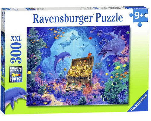 Rompecabezas Ravensburger 300 Piezas Tesoro En El Mar