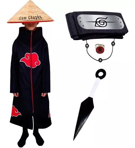 Kit com 2 colar saga naruto akatsuki