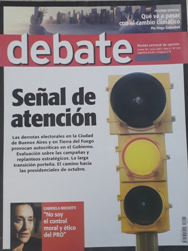 Revista Debate Señal De Atención