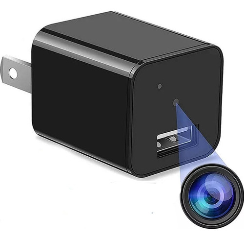 Camara Espía Cargador Usb Wifi 4k Camara De Seguridad Oculta