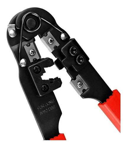 Imagem 2 de 2 de Alicate De Crimpar Rj 45 De 8 Pinos Pluscable Lt-c10
