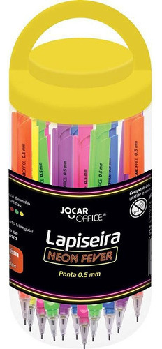 Lapiseira Neon Fever 0.5 Pote C/ 24un Cores Mistas