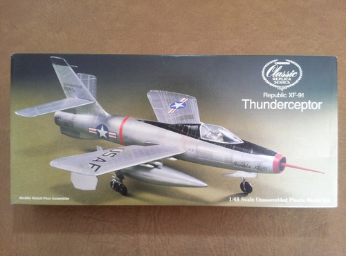 Imagen 1 de 7 de Avion Lindberg Republic Xf-91 Thunderceptor