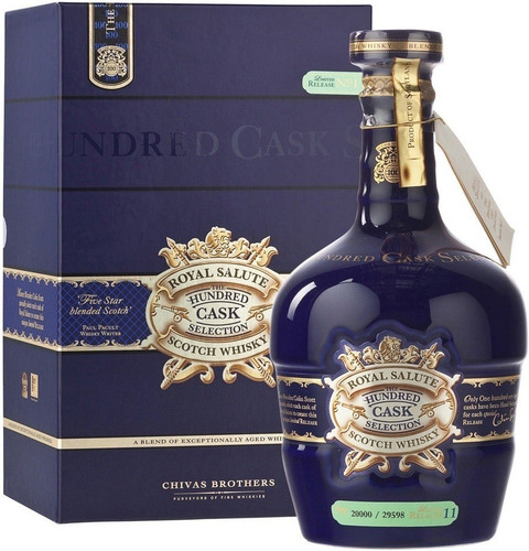 Imagen 2 de 8 de Whisky Royal Salute The Hundred Cask Selection 700ml Estuche