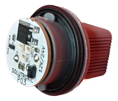 Imagen 1 de 7 de Portalampara Electronico Rojo 1 P Faro R04 850 930 1800 1820