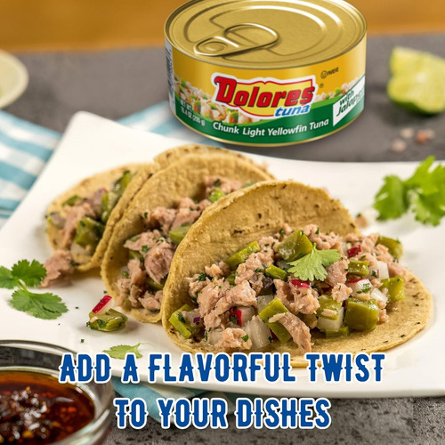 Dolores Tuna Chunk AtĂșn De Aleta Amarilla Claro Con Pimiento