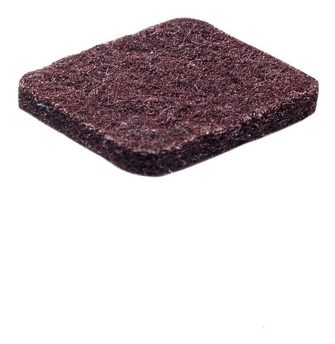 Topetina Suprabond De Fieltro Marrón Cuadrada 20mm