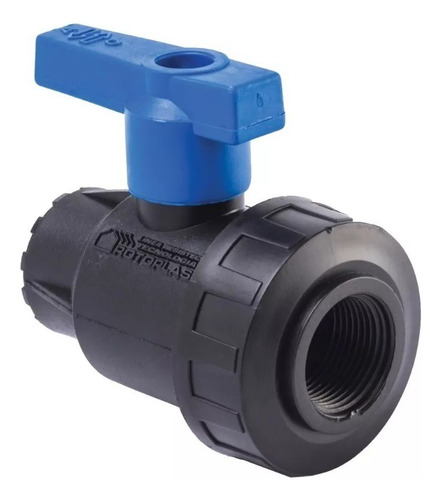 Valvula Esfera Roscable Plástica 1/2 PuLG Rotoplas 12.7mm