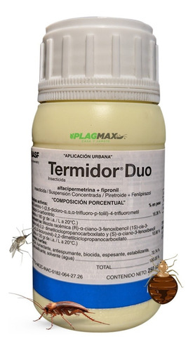 Termidor Duo  250g Mata Chinches, Chinche De Cama, Cucaracha