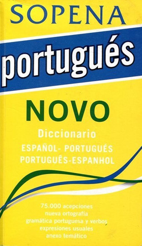 Diccionario Novo Español Portugués, Sopena