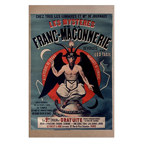 Póster Masónico De Baphomet [11'' X 17'']