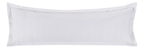 Porta Travesseiro Xuxão Matelada Com Zíper 180 Fios Branco