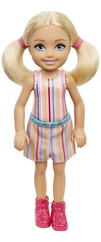 Barbie Chelsea - Muñeca Rubia De 6 Pulgadas, Falda Con Estam