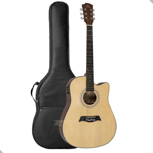 Violao Aço Eletrico Michael Vmf400 Sitka St + Capa