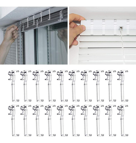 20 X Clips Para Persianas Piezas De Persianas Duraderas
