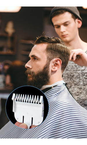 Peine Guía para Recortadora de Cabello Wahl Graffiti 4pcs Cortapelo Afeitadora eléctrica profesional Combos de corte de pelo Guías de peinado TM Combs