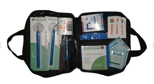 Kit Orelha + Stiper + Bolsa P/ Auriculoterapia Com 13 Peças