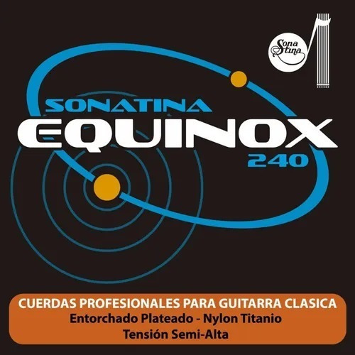 Cuerdas Para Guitarra Clásica Sonatina Equinox Titanium 