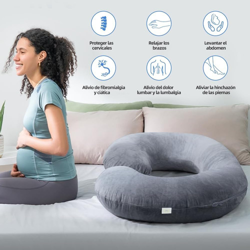 Almohada De Embarazo En Forma De U Para Embarazadas