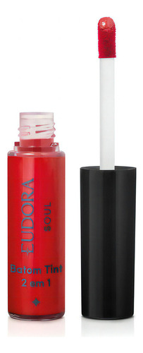 Eudora Soul Batom Tint 2 Em 1 Vermelho 5,5ml Acabamento Matte