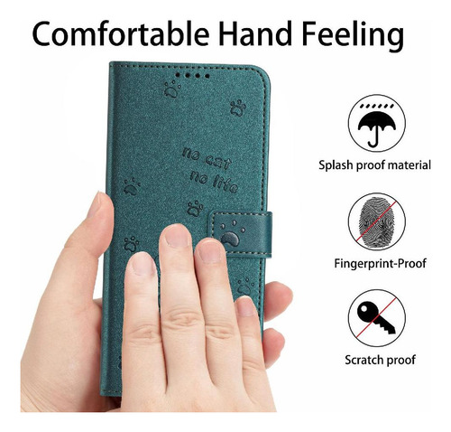 Funda Abatible Para Oppo Reno 13f 5g Pu Titular De La De