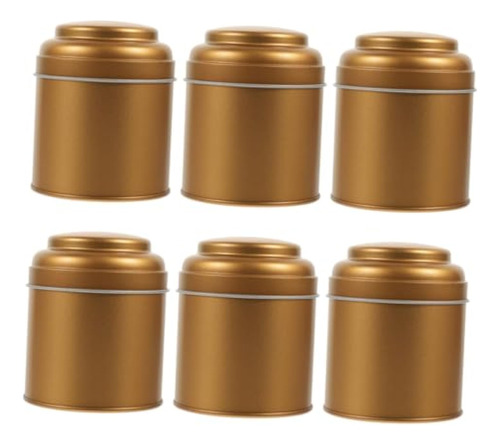 Nolitoy 6pcs Coffee Bean Jar Nuts Canister Food Grain