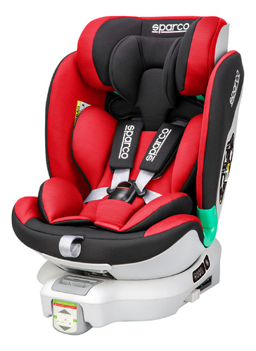 Imagen 1 de 10 de Butaca Base Isofix Rota 360° P/auto Bebe-infantil+pata Apoyo